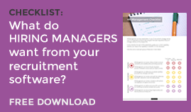 What do your HIRING MANAGERS need?